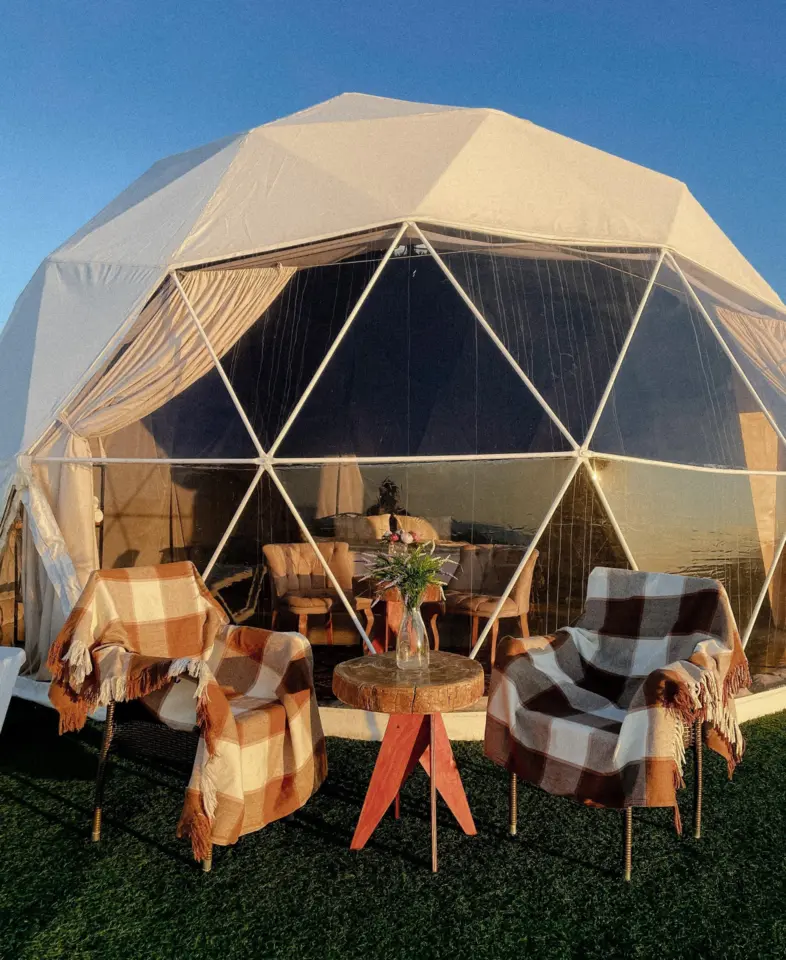 Трехместный купол-глемпинг 2 — таунхаус, с. Тосор