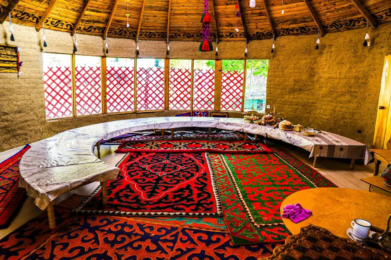 Юрта № 1 в Yurt show Guest House — yurt, v. Kyzyl-Tuu