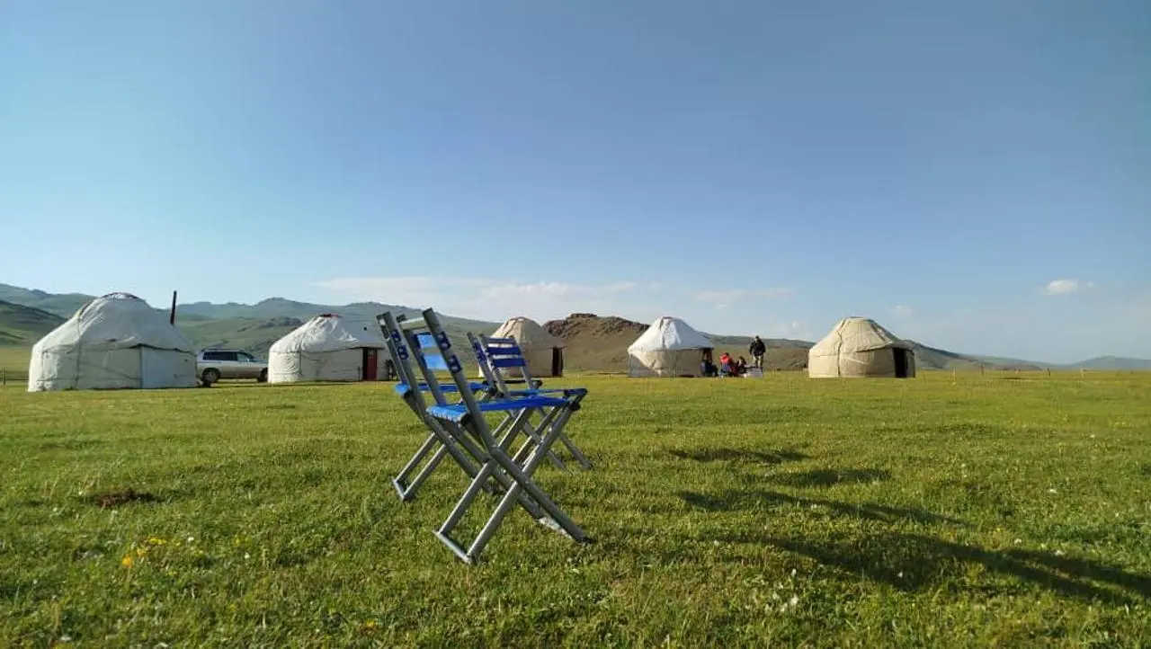 Yurtcamp Rahat — зона отдыха, оз. Сон Куль
