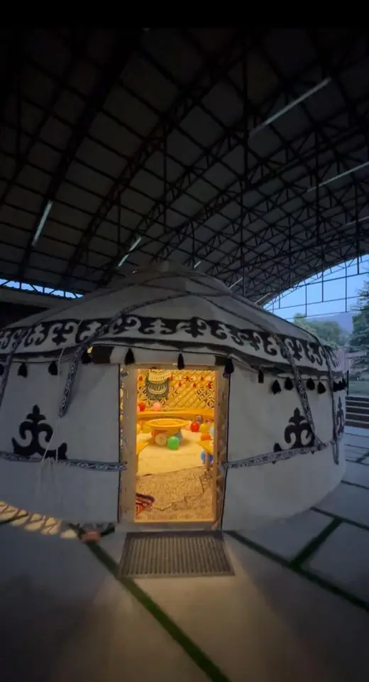 Yurt at "Gorny Vozdukh" Recreation Center — yurt, v. Orto-Kayyrma