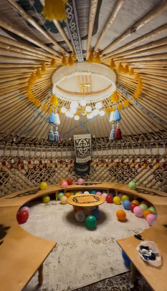 Yurt at "Gorny Vozdukh" Recreation Center — yurt, v. Orto-Kayyrma