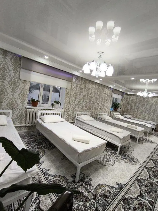 Bed in a Dormitory Room — bed space, Naryn