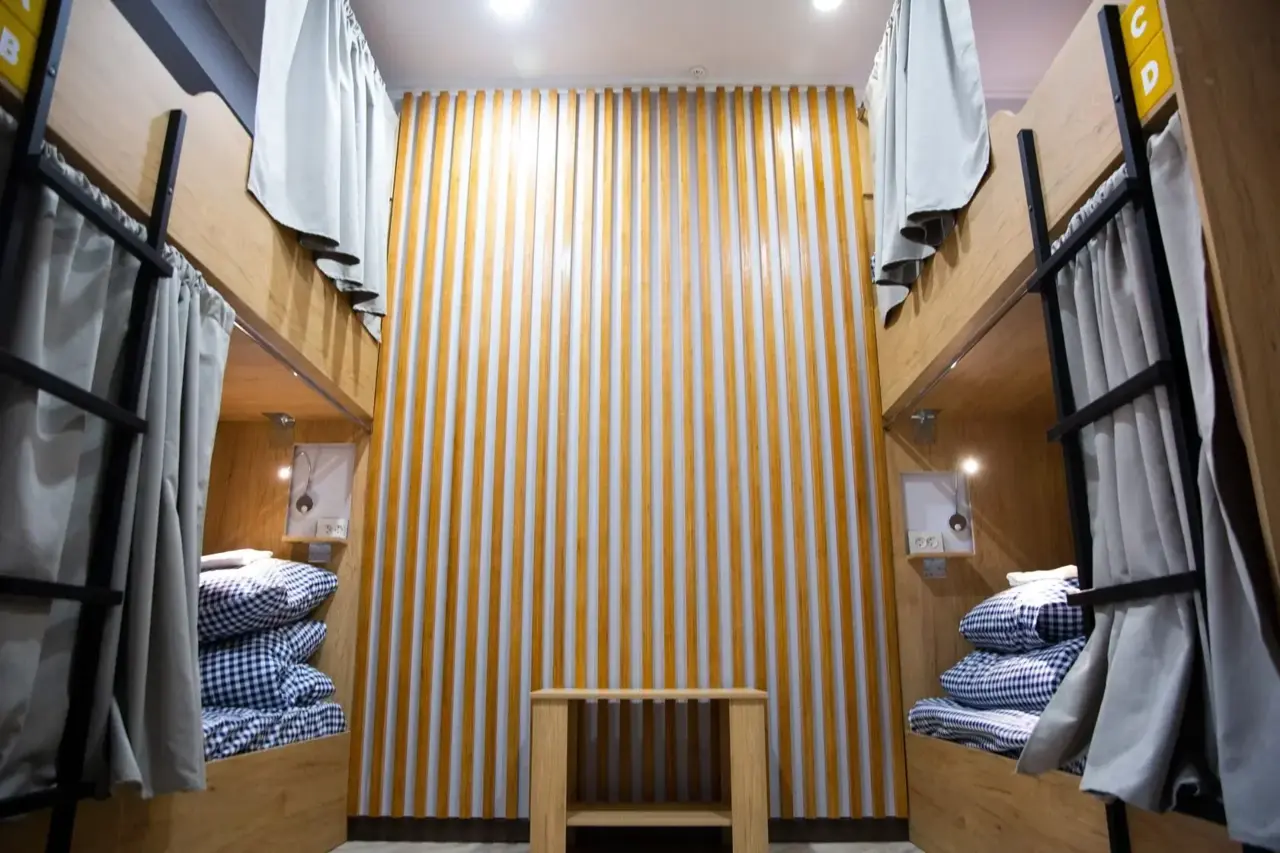 Bed in a Four-Bed Dorm Room — bed space, Bishkek