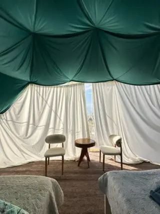 Doppelkuppel-Glamping — reihenhaus, Tosor