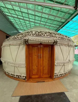Двухместная юрта в Македон — yurt, v. Barskoon