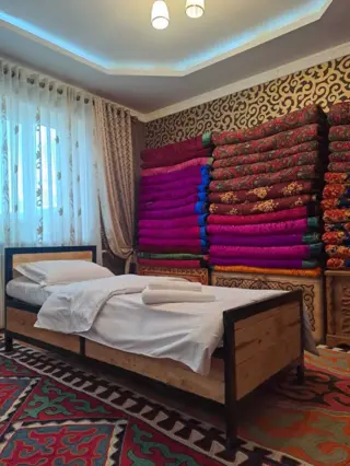 Одноместная кровать в Guest House — bed space, Kochkor
