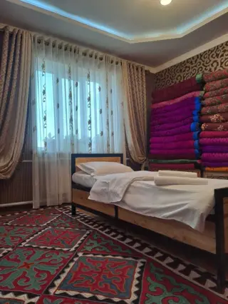 Одноместная кровать в Guest House — bed space, Kochkor