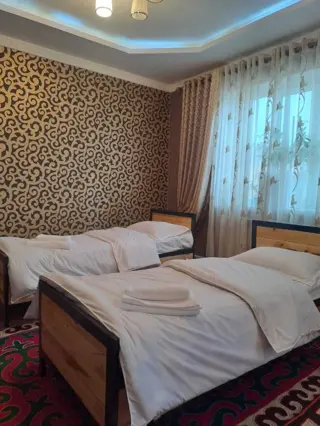 Одноместная кровать в Guest House — bed space, Kochkor