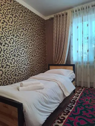 Одноместная кровать в Guest House — bed space, Kochkor