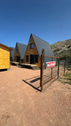 A-frame на "Мысе" — зона отдыха, с. Тон