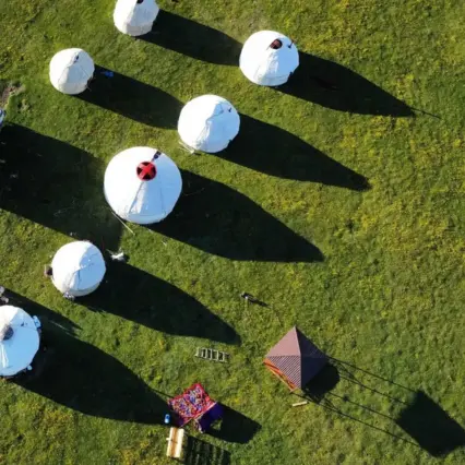 Yurtcamp Rahat — зона отдыха, оз. Сон Куль