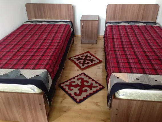 Двухместный номер с питанием в Shyrdak GH — room, Kochkor