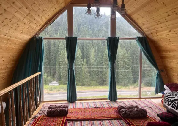 Barnhouse Jannat Sky, 60 m² — chalet/maison, Karakol