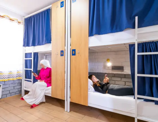 Койко-место в Шестиместном номере — bed space, Bishkek