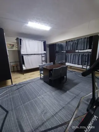 Bed in a Dorm Room — bed space, Osh