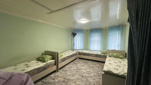 Bed in a Dorm Room — bed space, Osh