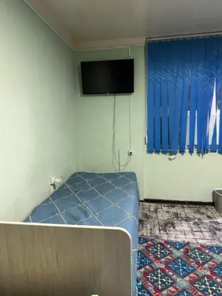 Bed in a Dorm Room — bed space, Osh