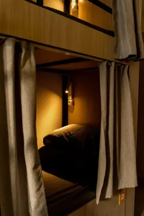 Bed in a ten-bed dormitory room — bed space, Bishkek