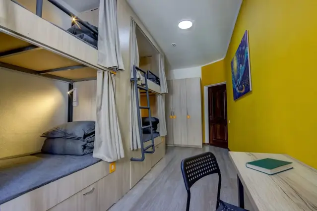 Bed in a Four-Bed Dorm Room — bed space, Bishkek