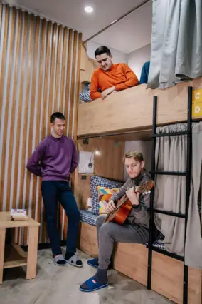 Bed in a Four-Bed Dorm Room — bed space, Bishkek
