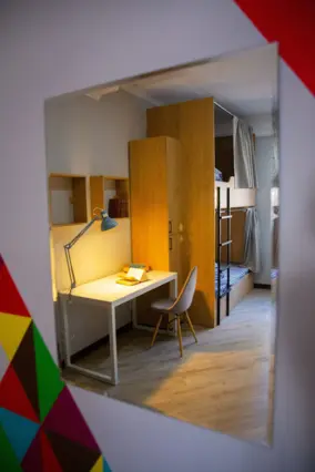 Bed in a six-bed dormitory room — bed space, Bishkek