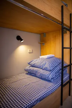 Bed in an eight-bed dormitory room — bed space, Bishkek